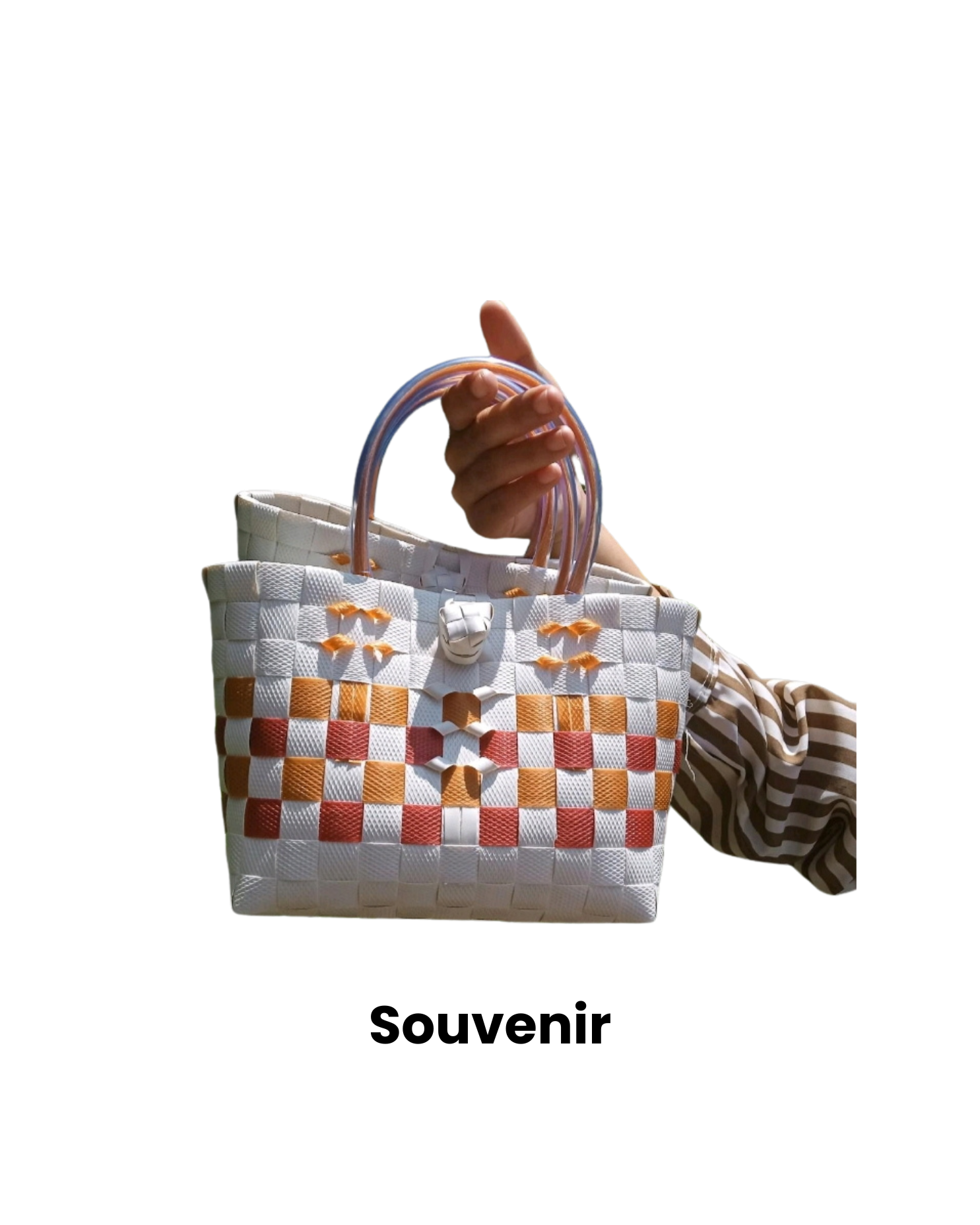 Tas Anyam Kaca Souvenir Embos